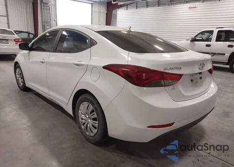 2016 Hyundai Elantra Se z USA, uszkodzony, nr VIN 5NPDH4AE6GH699076